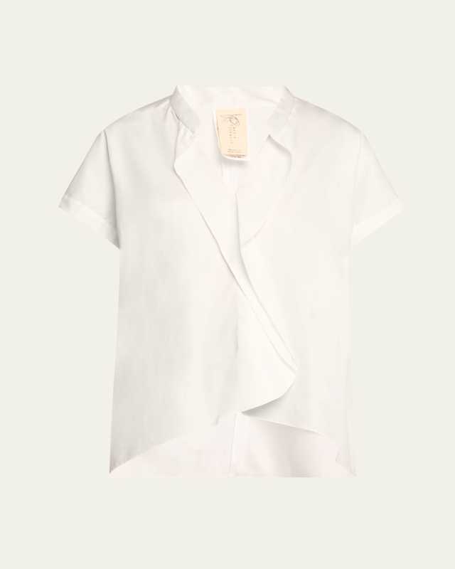 Fin Gaban Ruffle Short Sleeve Top